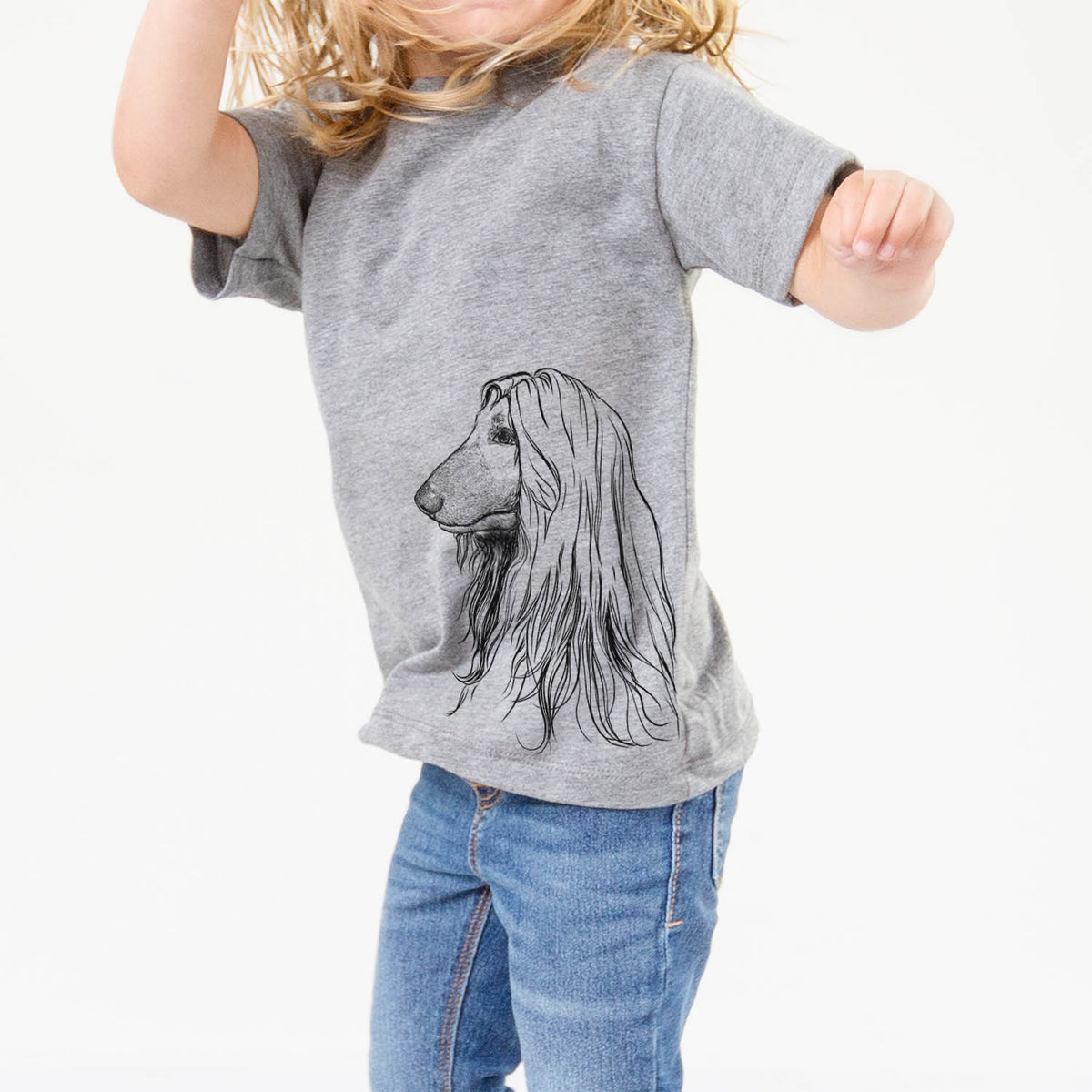 Profile Afghan Hound - Kids/Youth/Toddler Shirt