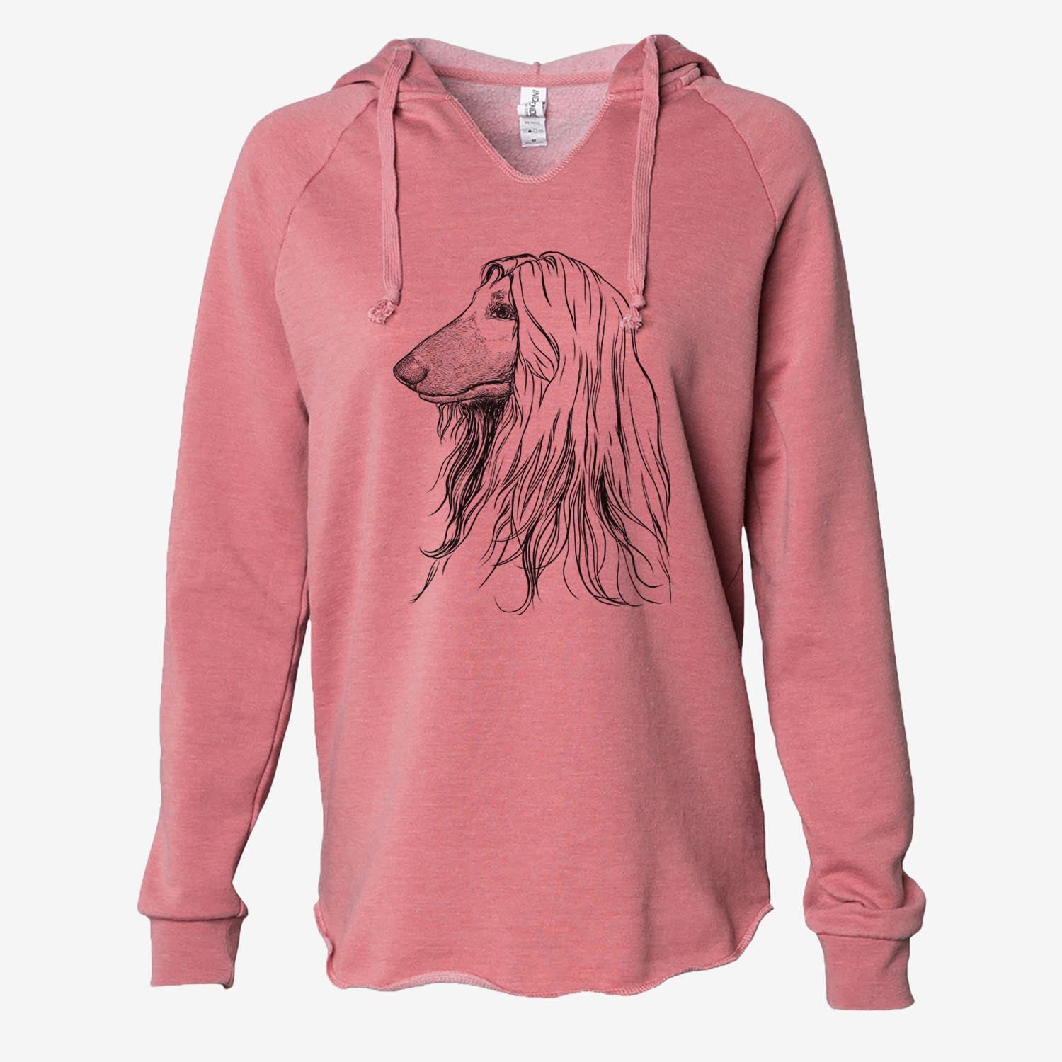 Profile Afghan Hound - Cali Wave Hooded Sweatshirt