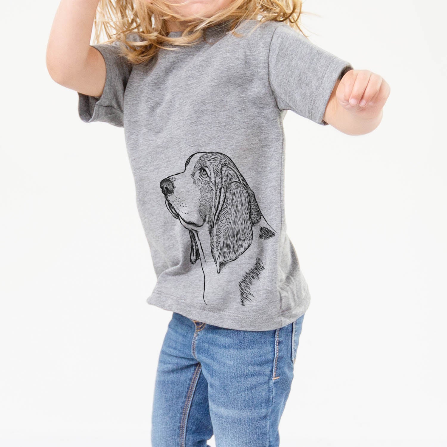 Profile Basset Hound - Kids/Youth/Toddler Shirt