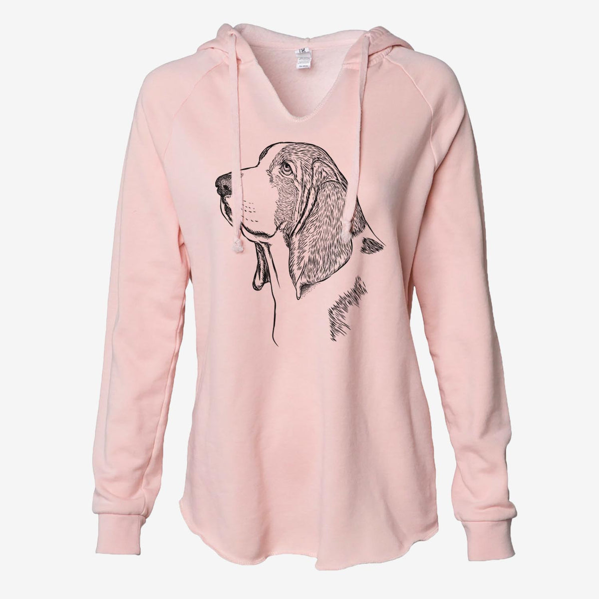 Profile Basset Hound - Cali Wave Hooded Sweatshirt