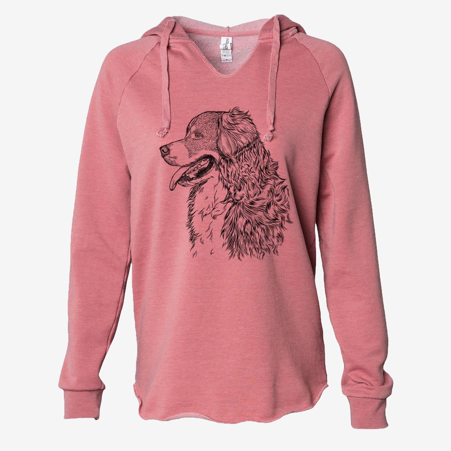 Profile Bernese Mountain Dog - Cali Wave Hooded Sweatshirt