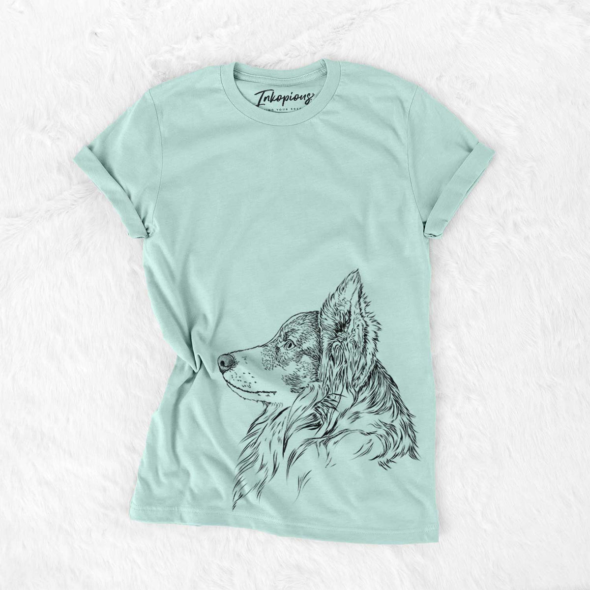 Profile Border Collie - Bella Canvas Unisex Crewneck
