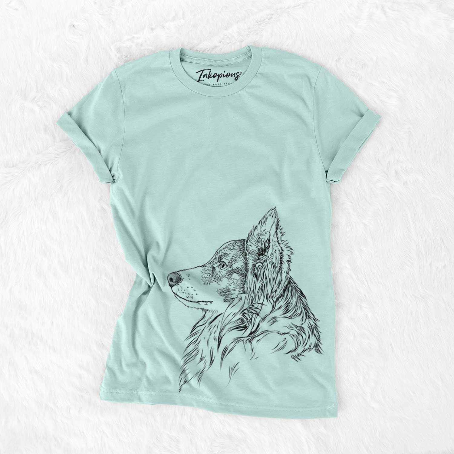 Profile Border Collie - Bella Canvas Unisex Crewneck