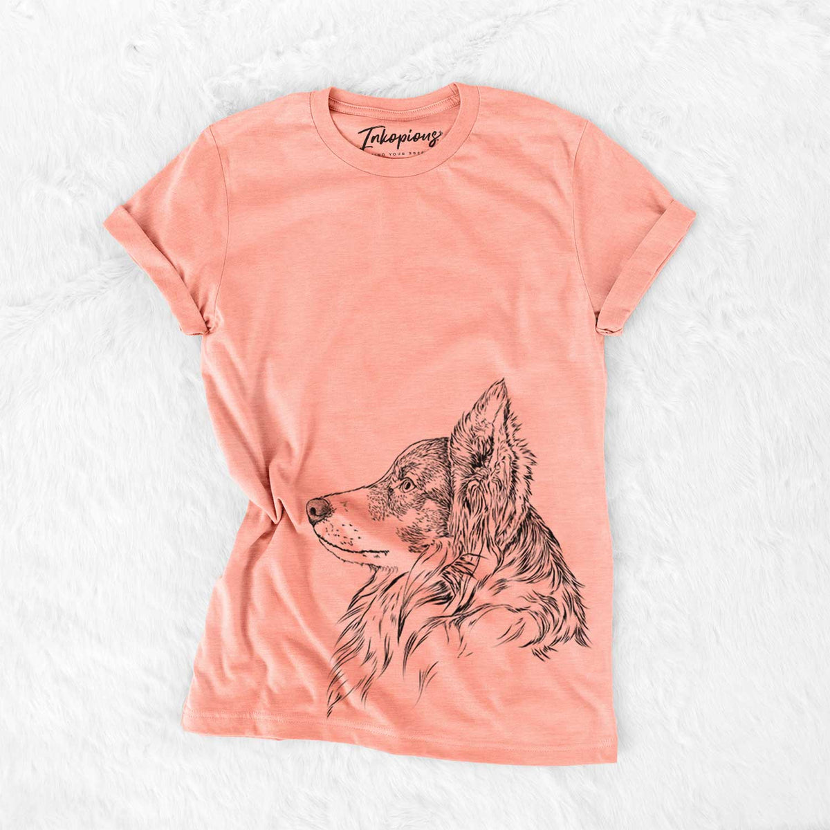 Profile Border Collie - Bella Canvas Unisex Crewneck