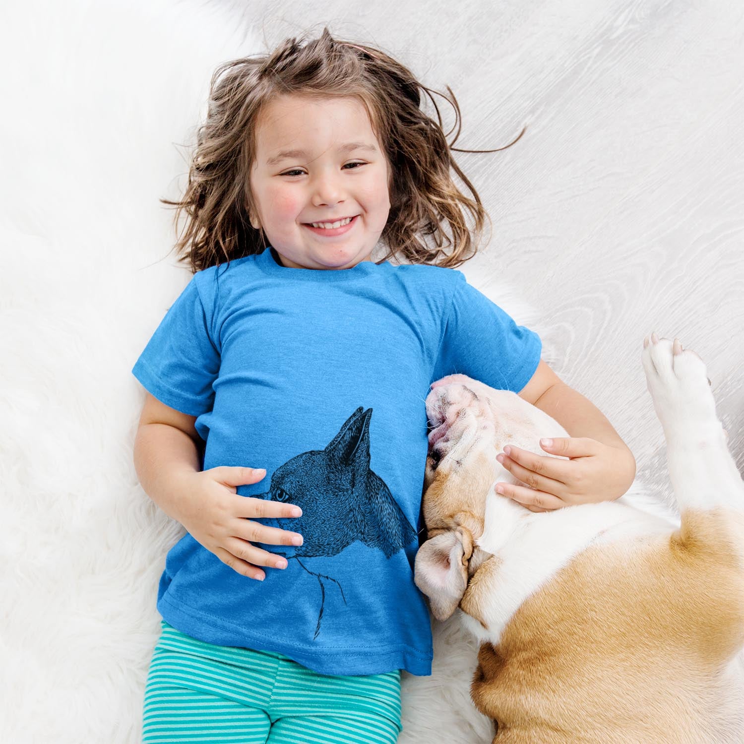 Profile Boston Terrier v2 - Kids/Youth/Toddler Shirt