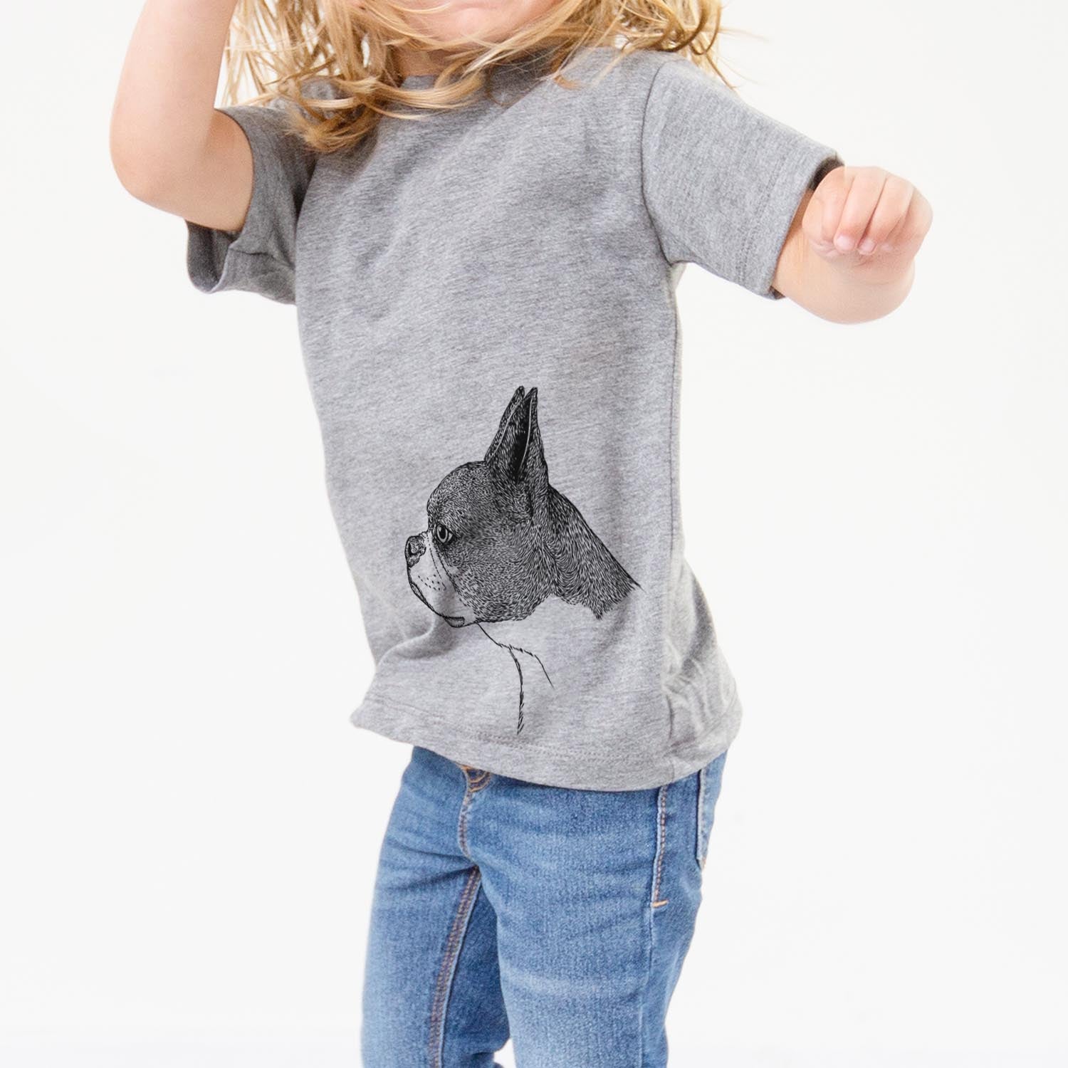 Profile Boston Terrier v2 - Kids/Youth/Toddler Shirt