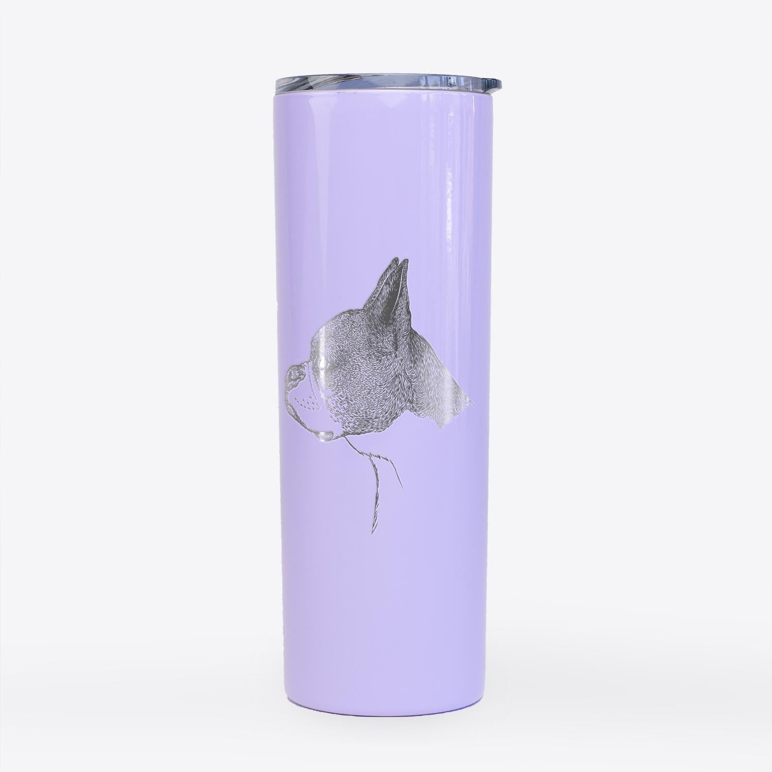 Profile Boston Terrier v2 - 20oz Skinny Tumbler