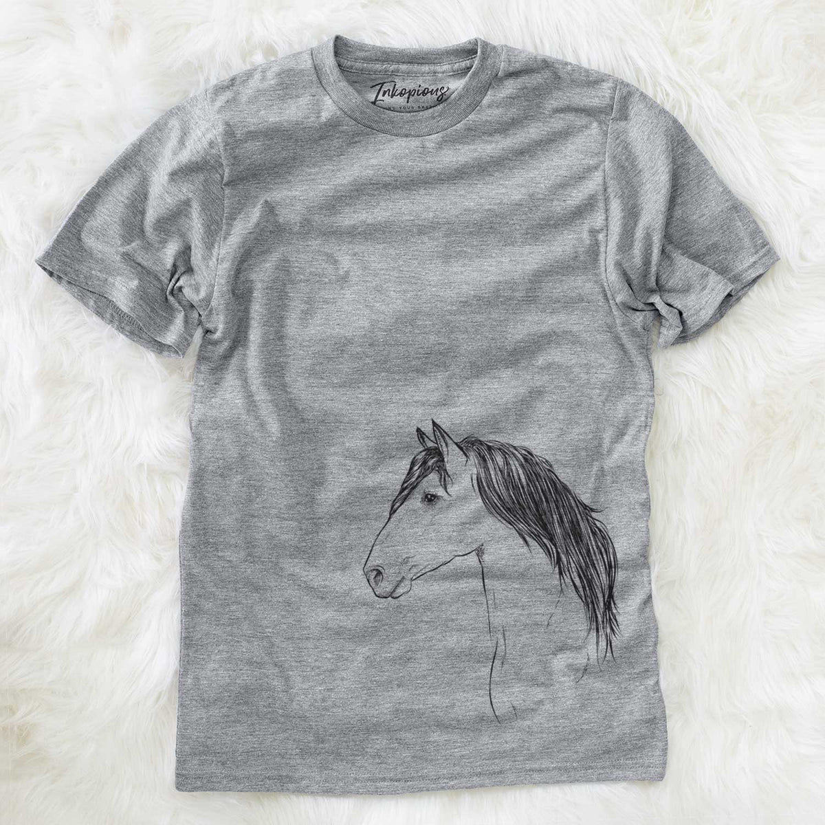 Profile Buckskin Horse - Unisex Crewneck