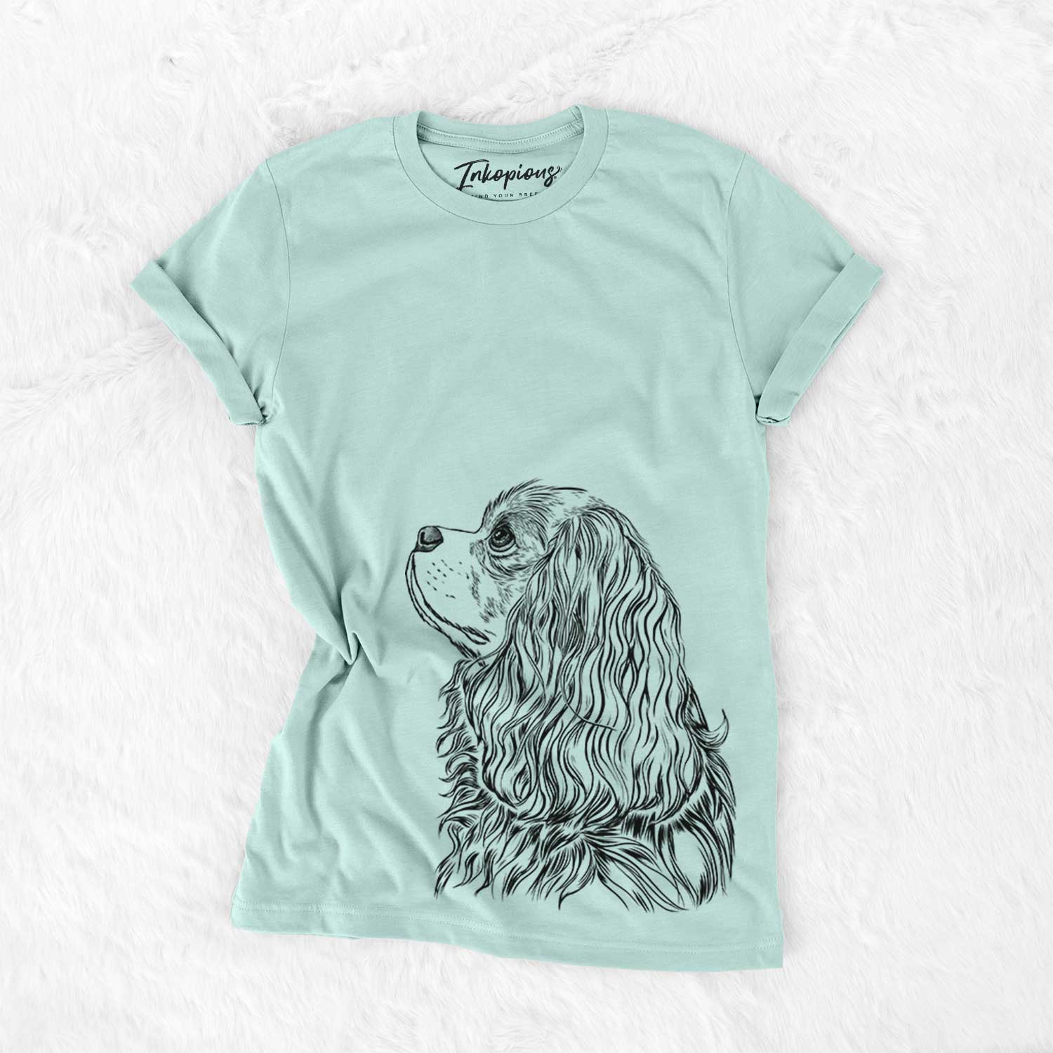 Profile Cavalier King Charles Spaniel - Bella Canvas Unisex Crewneck