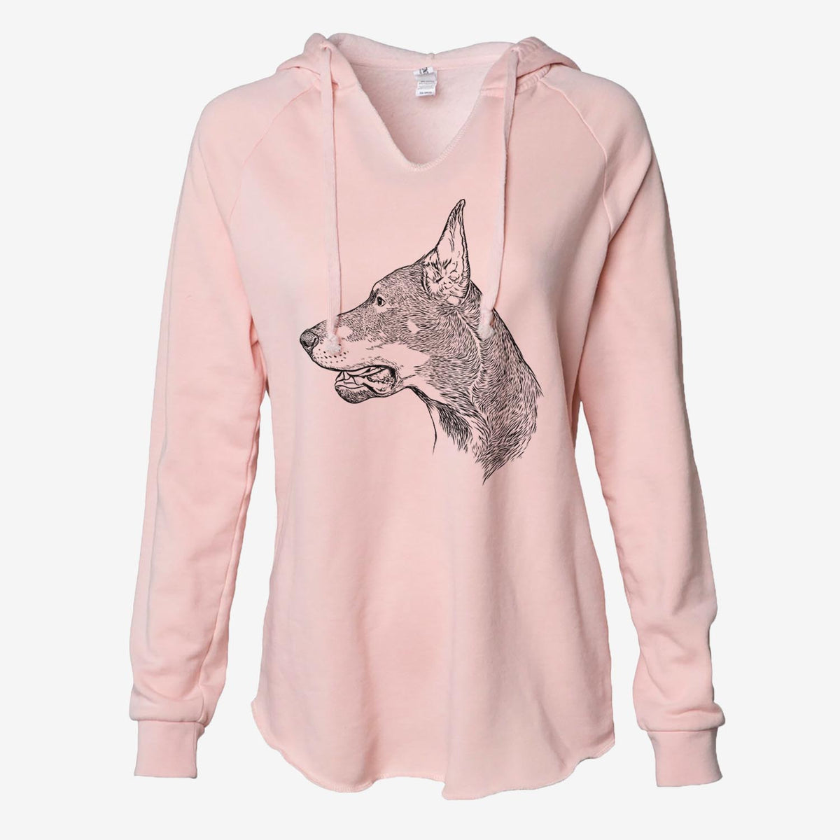 Profile Doberman Pinsher - Cali Wave Hooded Sweatshirt