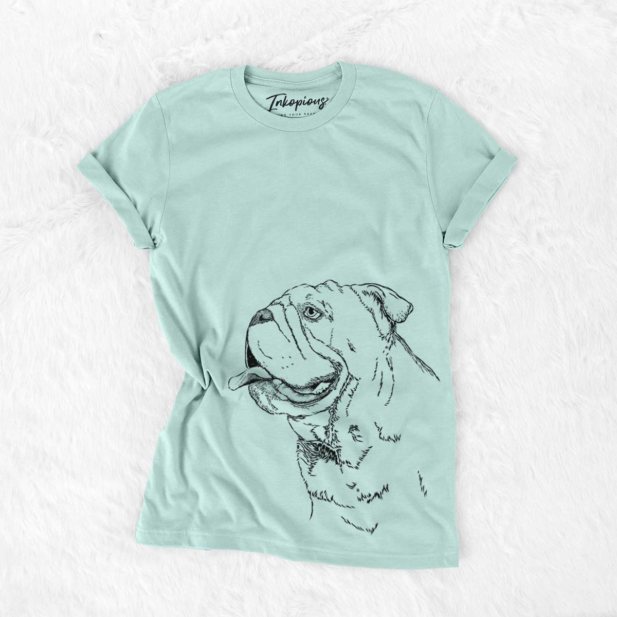 Profile English Bulldog - Bella Canvas Unisex Crewneck