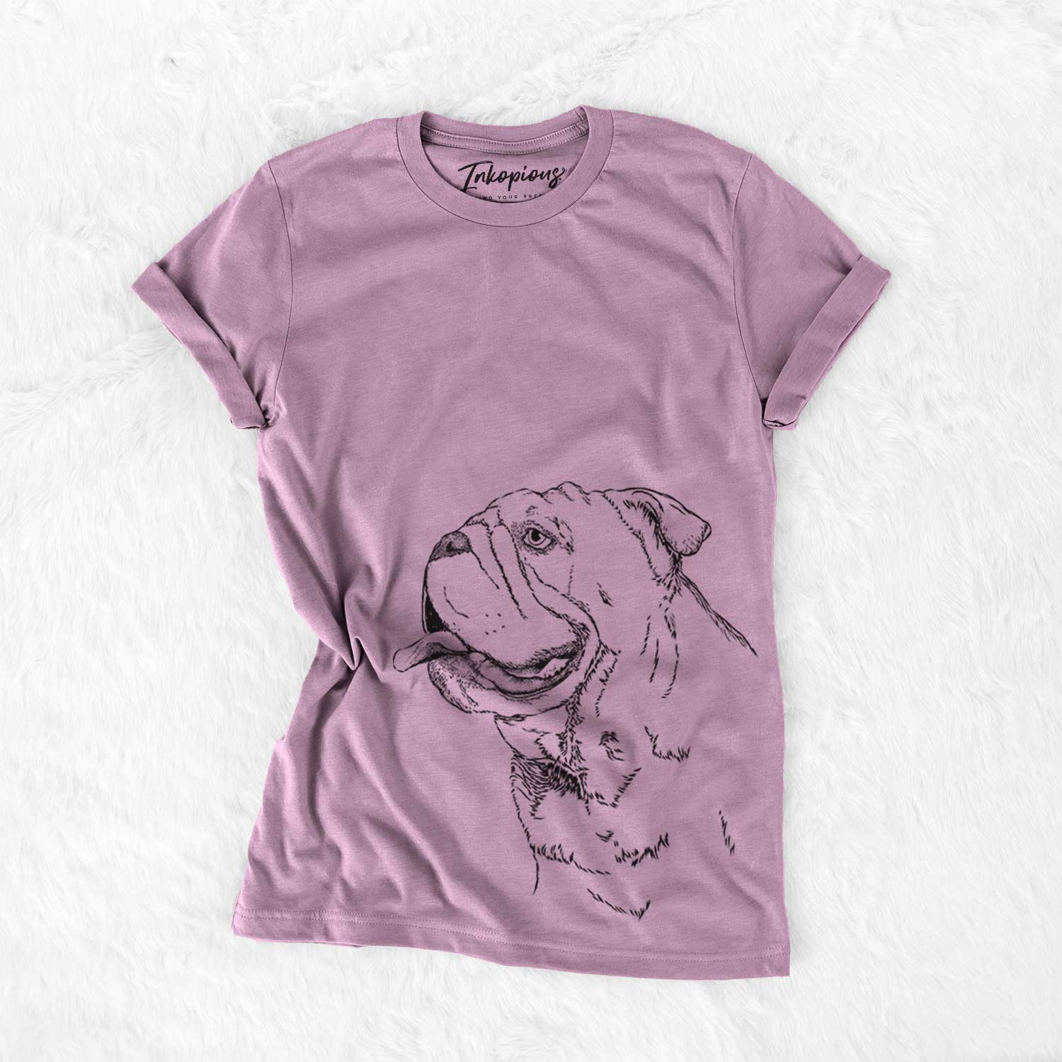 Profile English Bulldog - Bella Canvas Unisex Crewneck