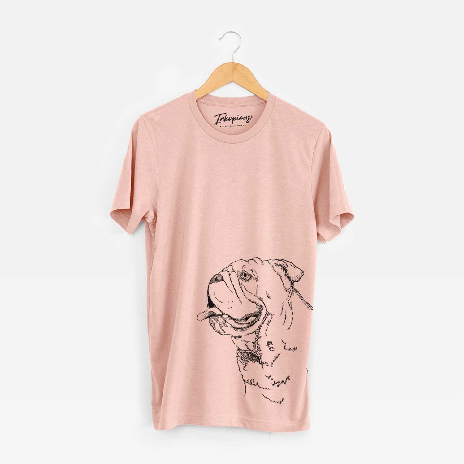 Profile English Bulldog - Bella Canvas Unisex Crewneck