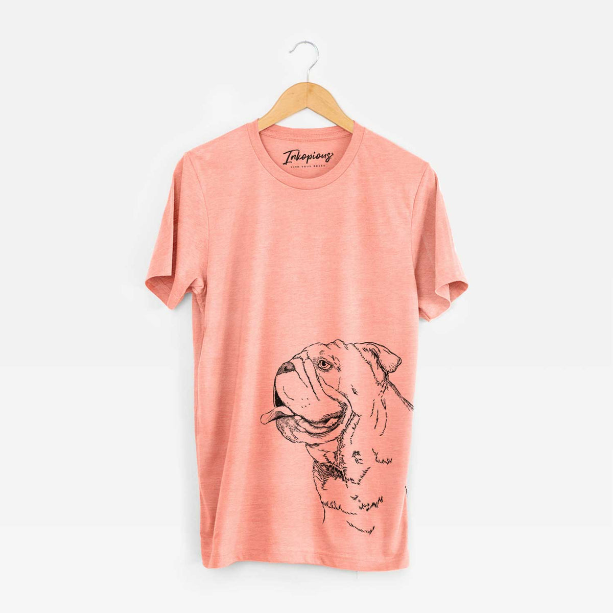 Profile English Bulldog - Bella Canvas Unisex Crewneck