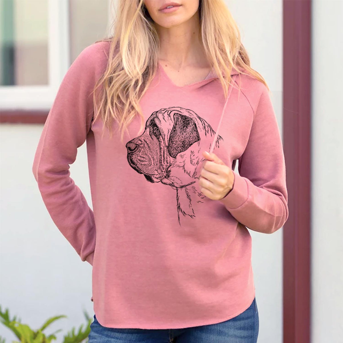 Profile English Mastiff - Cali Wave Hooded Sweatshirt