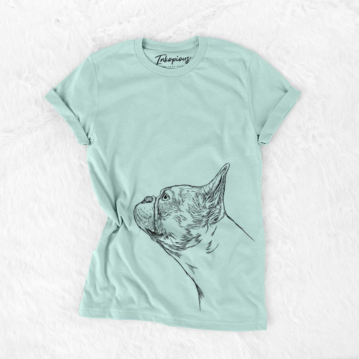 Profile French Bulldog - Bella Canvas Unisex Crewneck