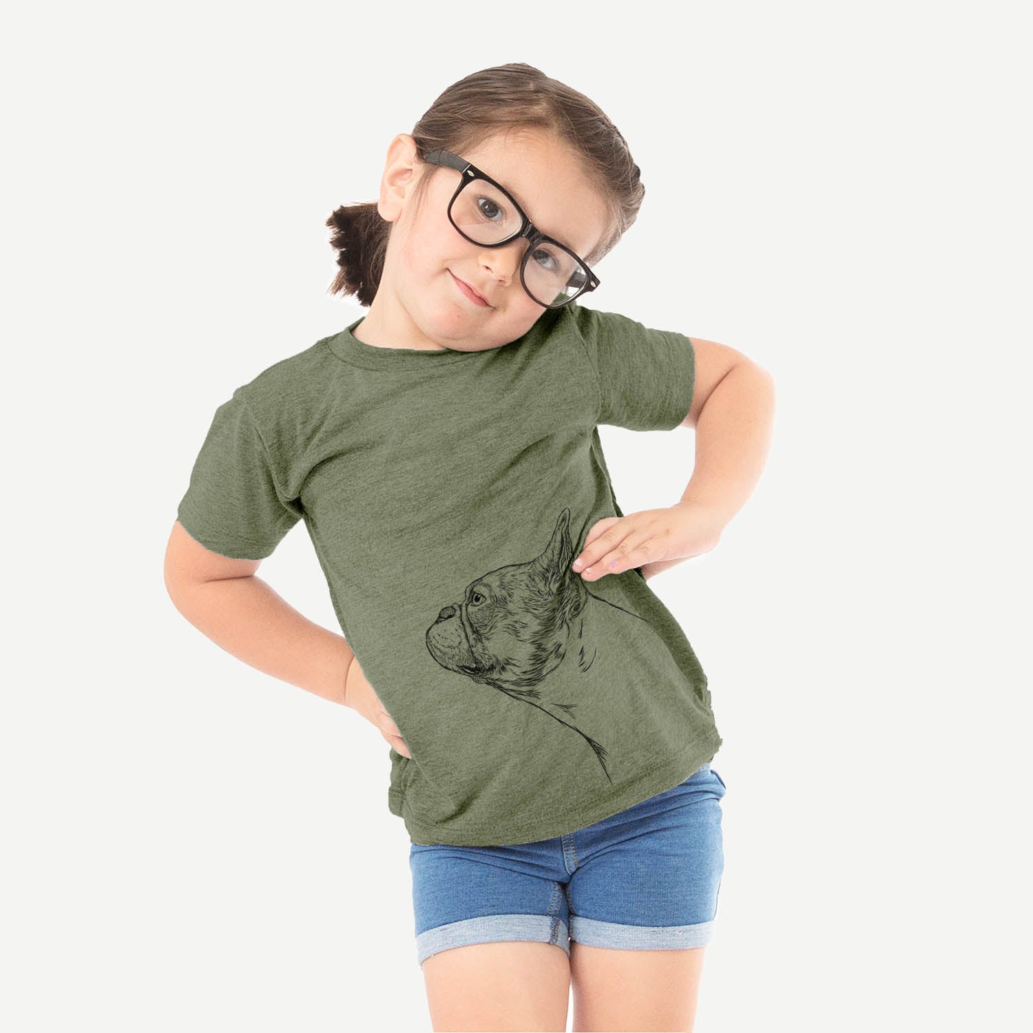 Profile Fench Bulldog - Kids/Youth/Toddler Shirt