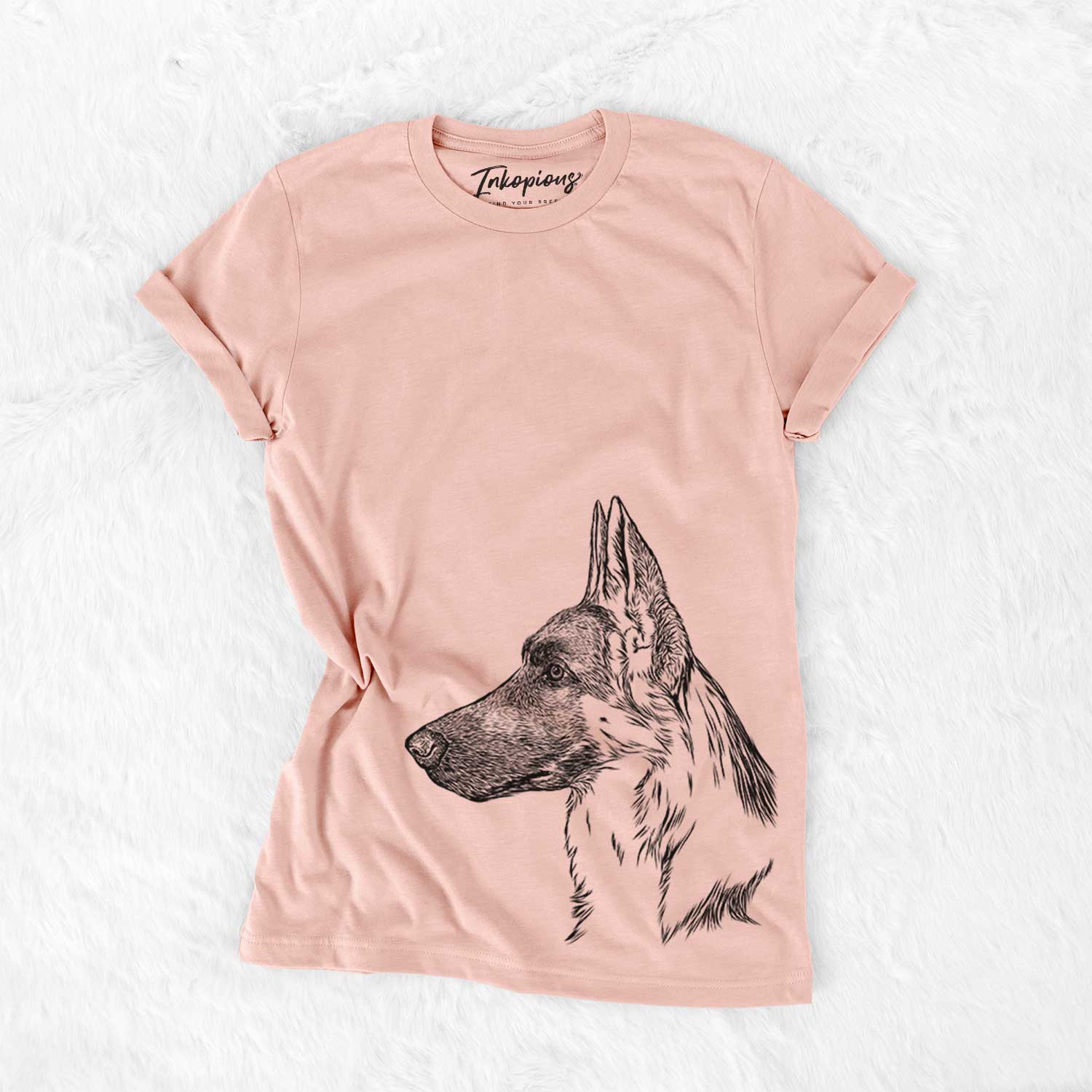 Profile German Shepherd - Bella Canvas Unisex Crewneck