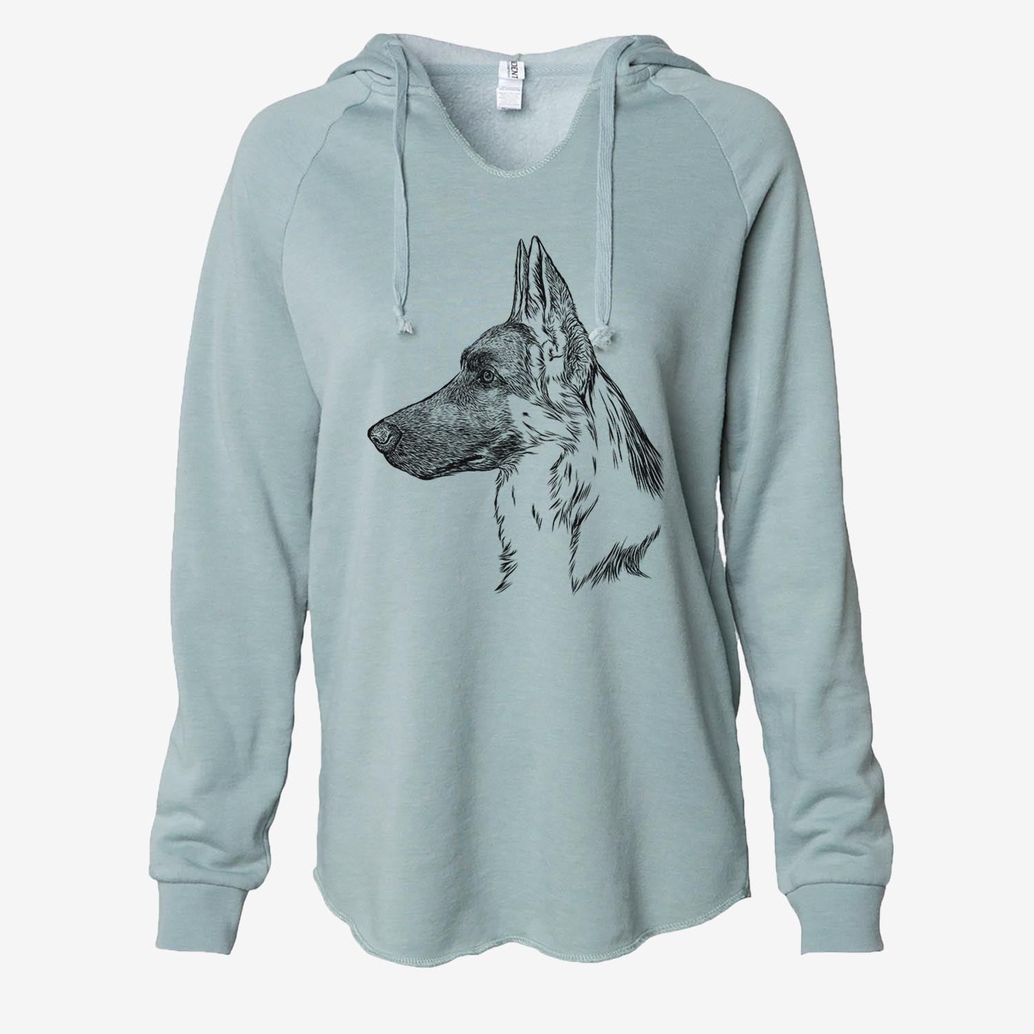 Profile German Shepherd - Cali Wave Hooded Sweatshirt