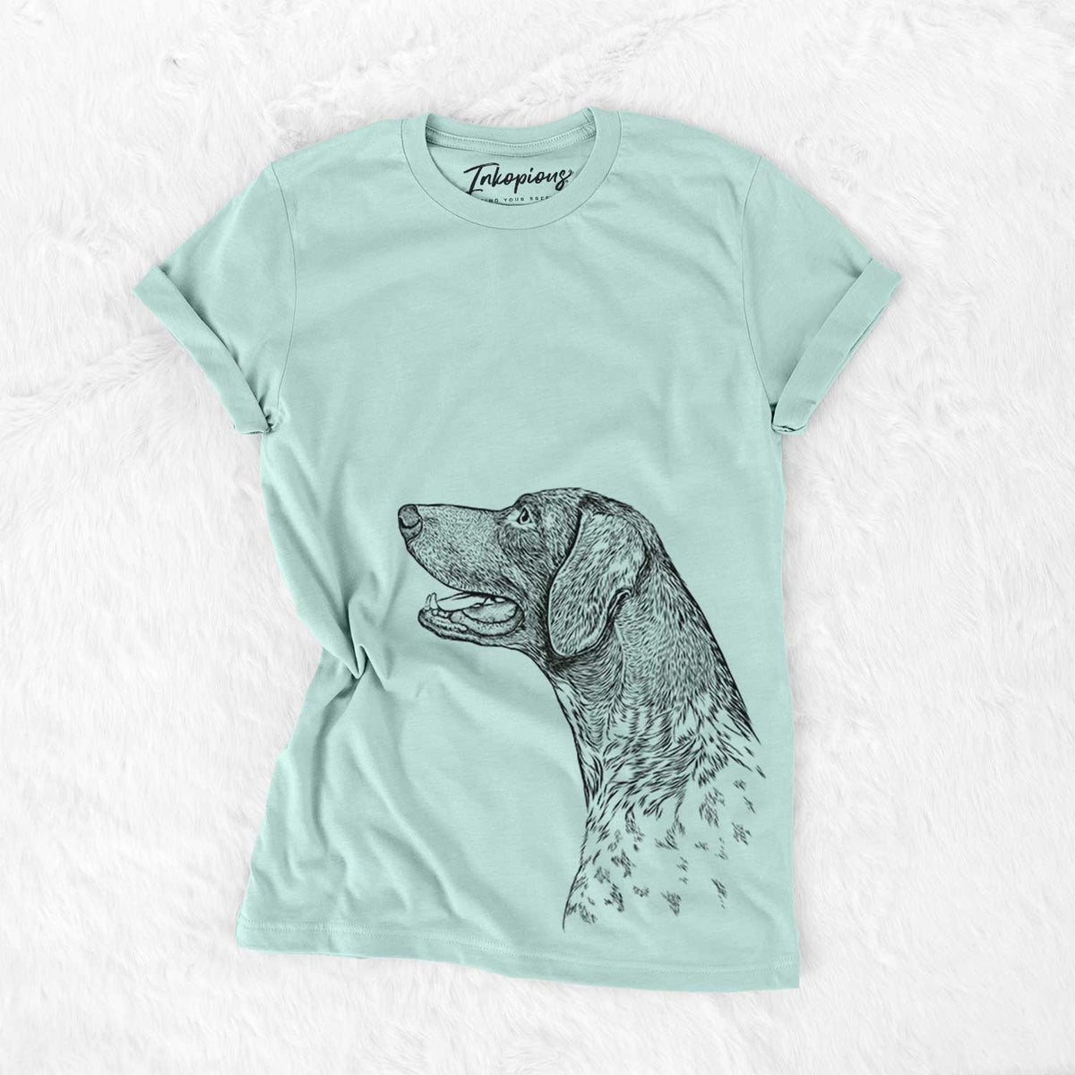 Profile German Shorthaired Pointer - Bella Canvas Unisex Crewneck