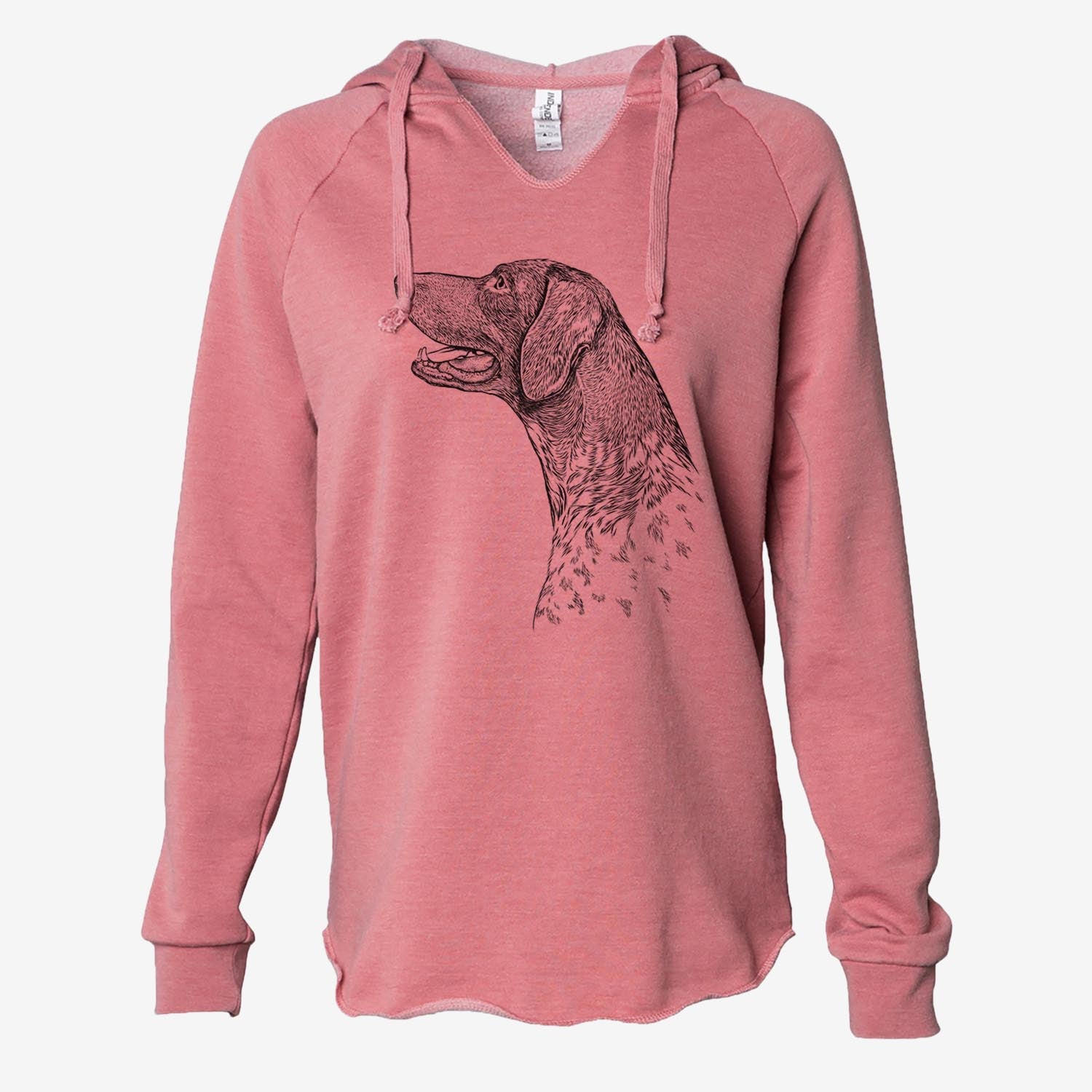 Profile German Shorthaired Pointer - Cali Wave Hooded Sweatshirt