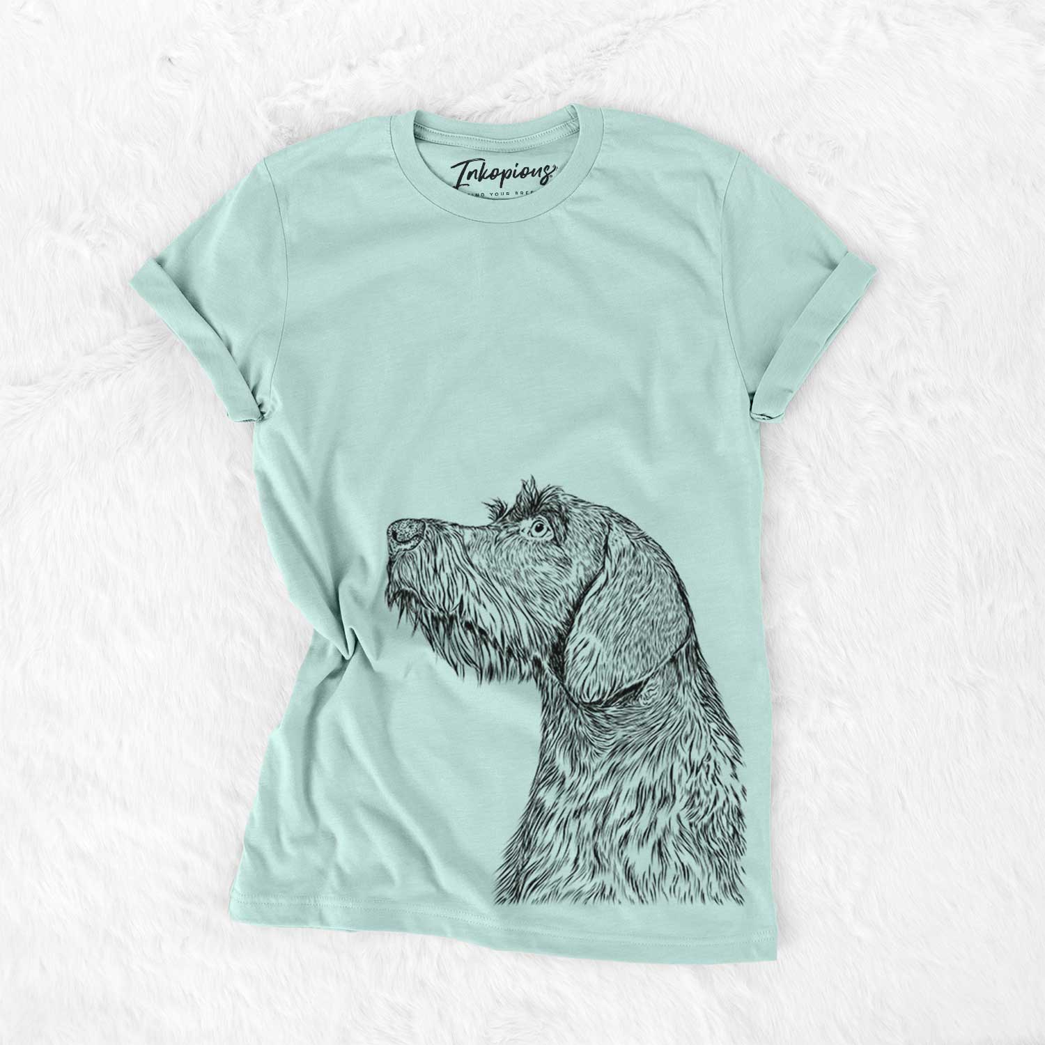 Profile German Wirehaired Pointer - Bella Canvas Unisex Crewneck
