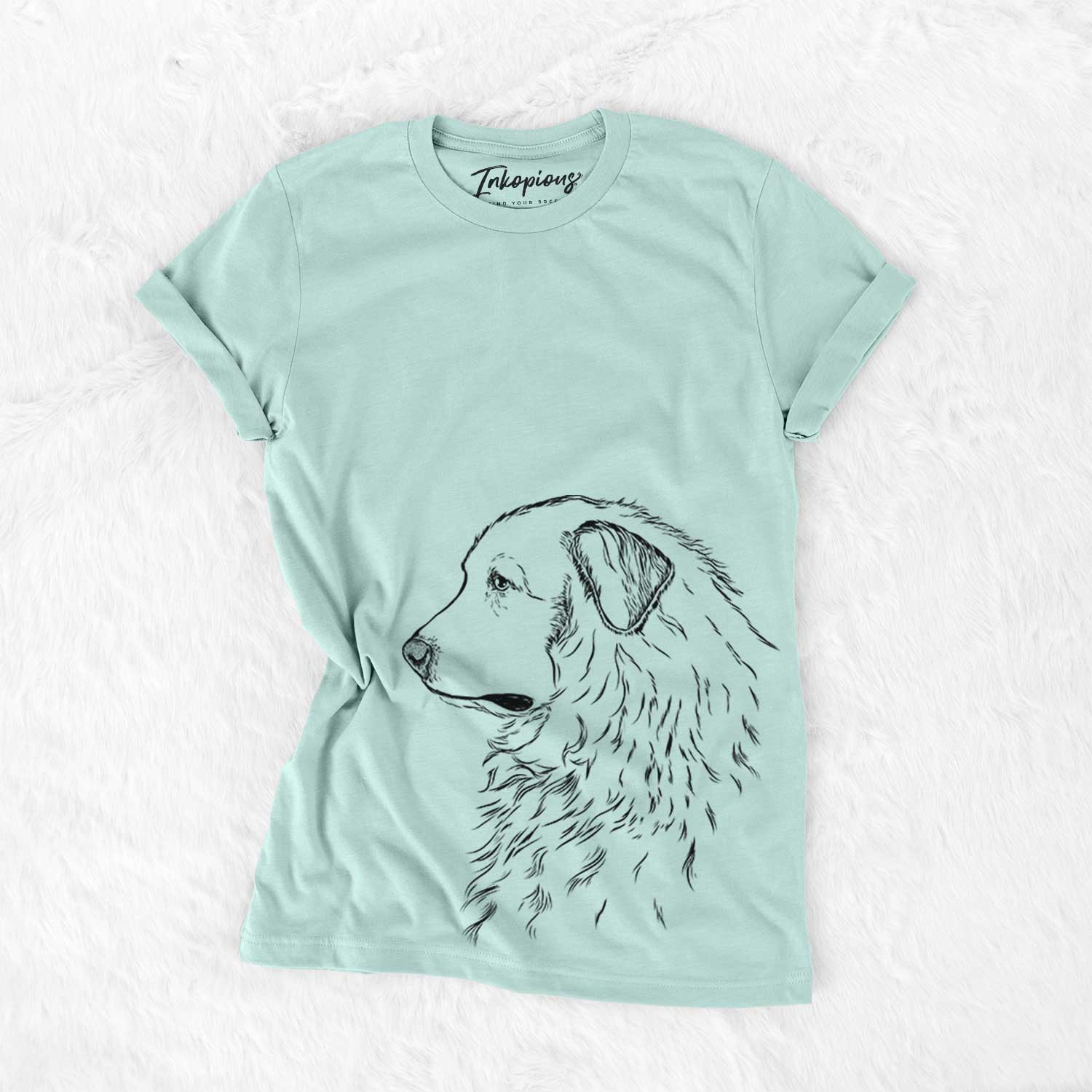 Profile Great Pyrenees - Bella Canvas Unisex Crewneck