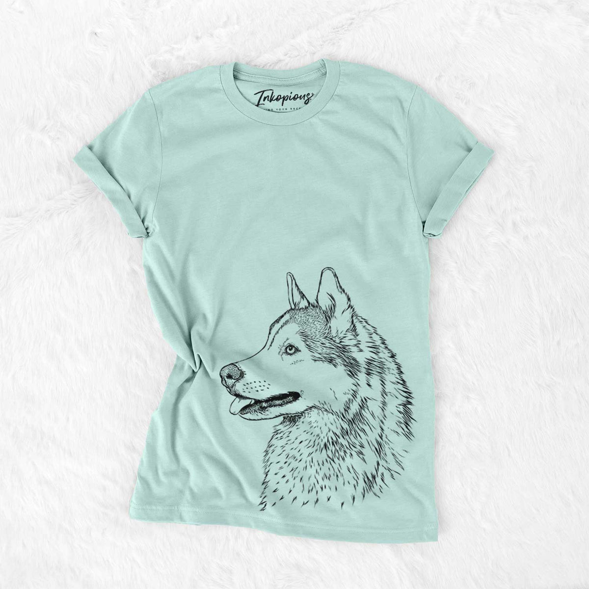 Profile Siberian Husky - Bella Canvas Unisex Crewneck