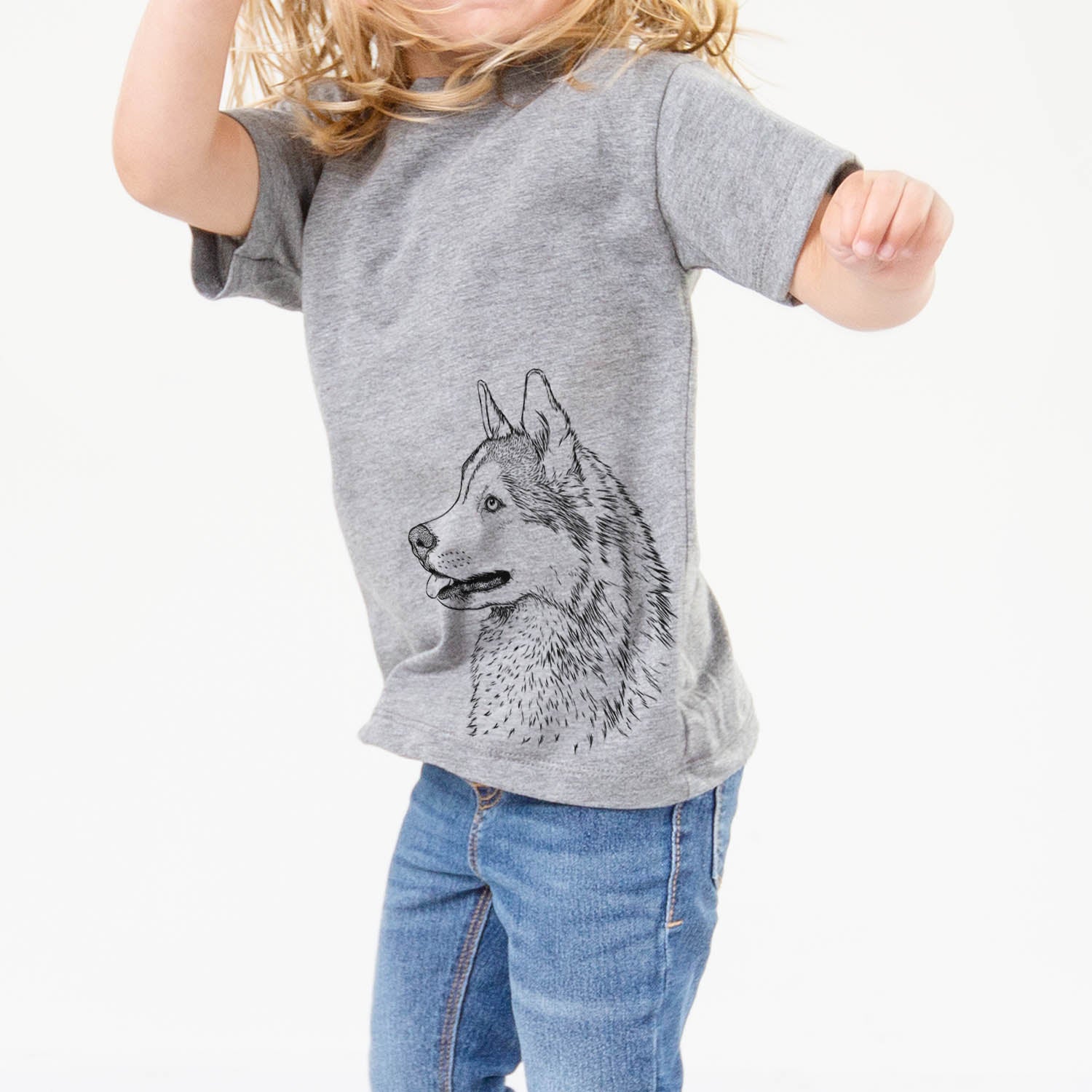 Profile Siberian Husky - Kids/Youth/Toddler Shirt