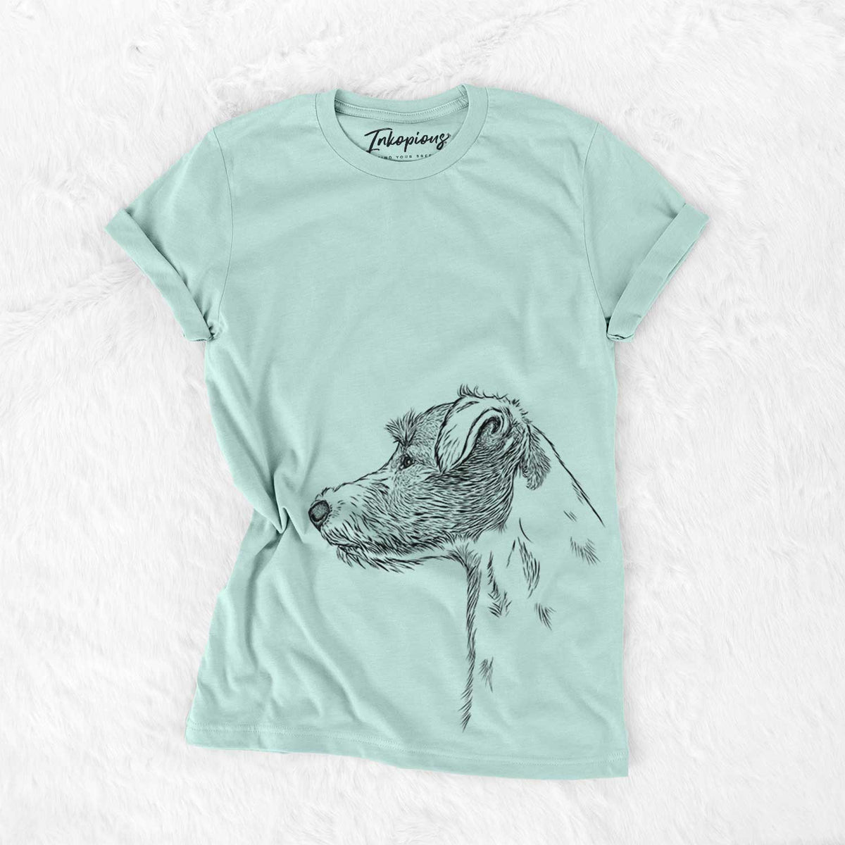 Profile Jack Russell Terrier - Bella Canvas Unisex Crewneck