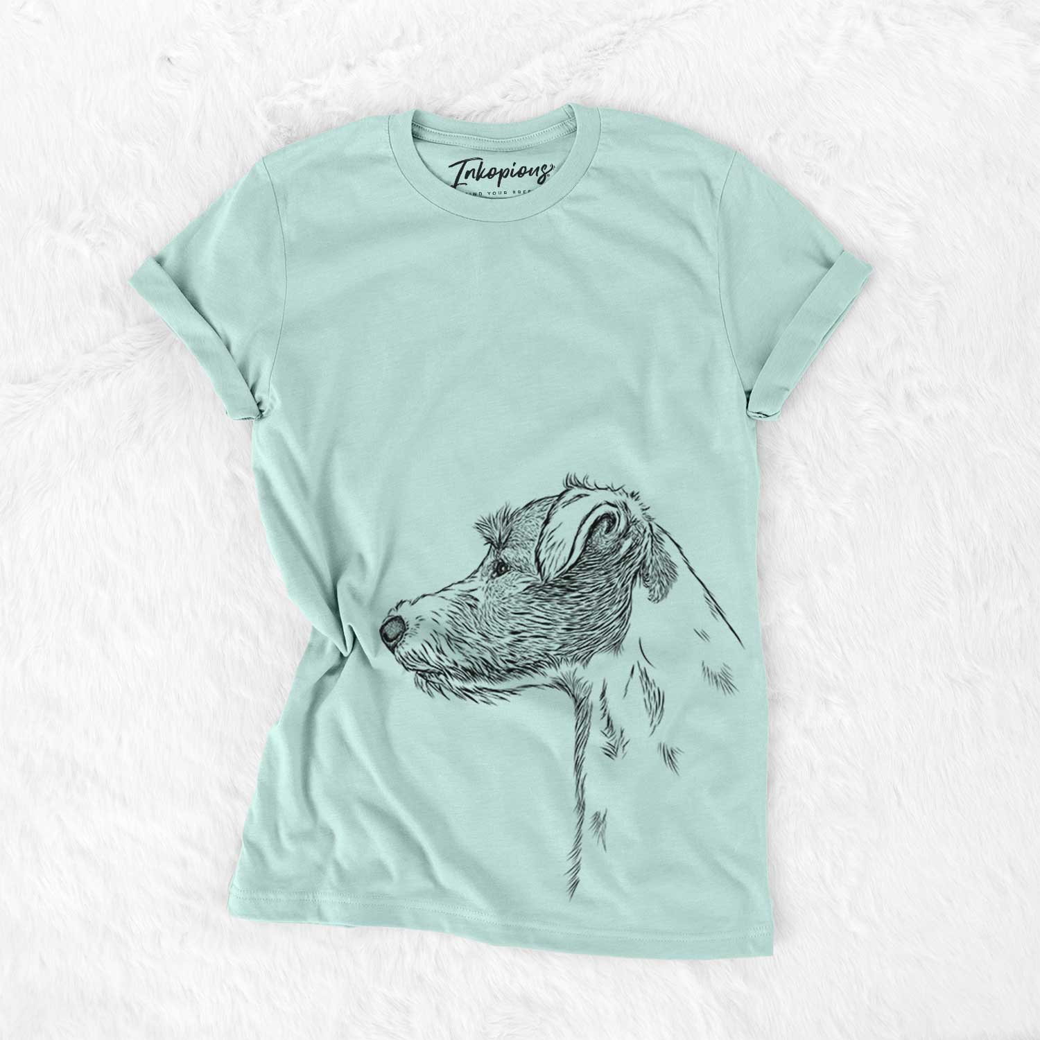 Profile Jack Russell Terrier - Bella Canvas Unisex Crewneck