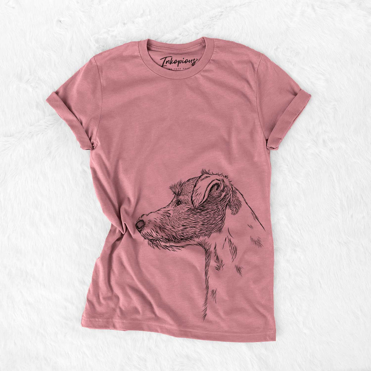 Profile Jack Russell Terrier - Bella Canvas Unisex Crewneck