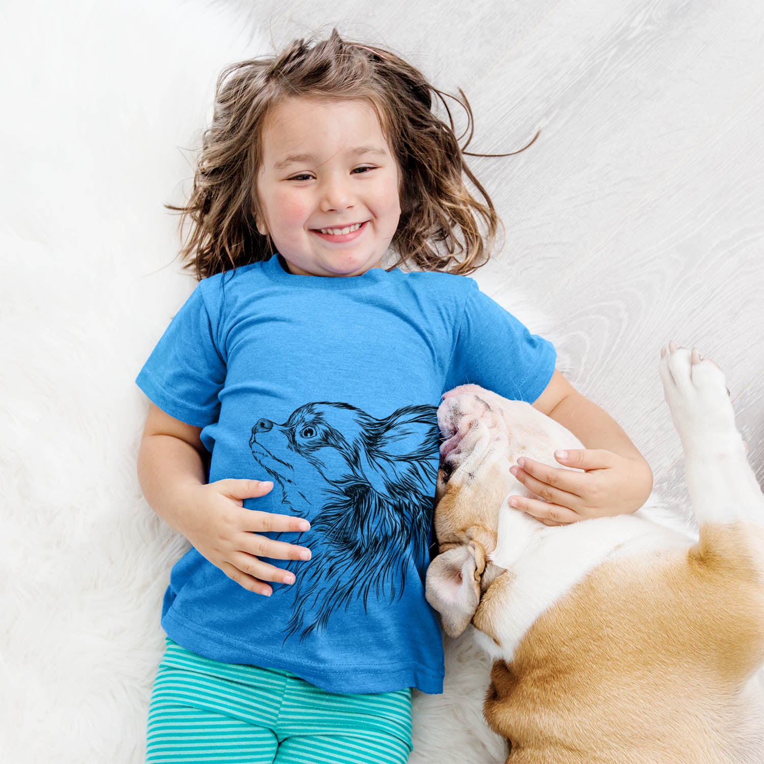 Profile Long Haired Chihuahua - Kids/Youth/Toddler Shirt