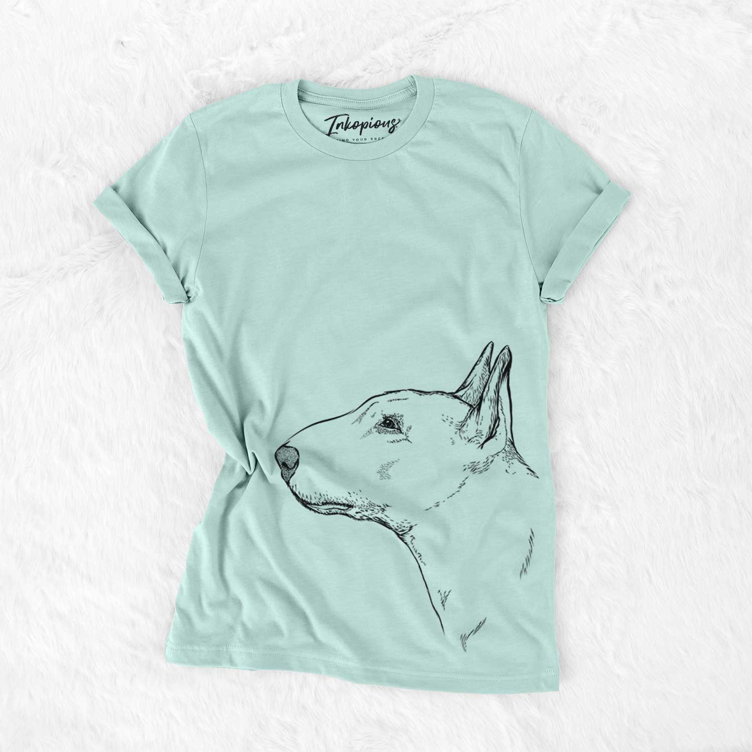 Profile Mini Bull Terrier - Bella Canvas Unisex Crewneck