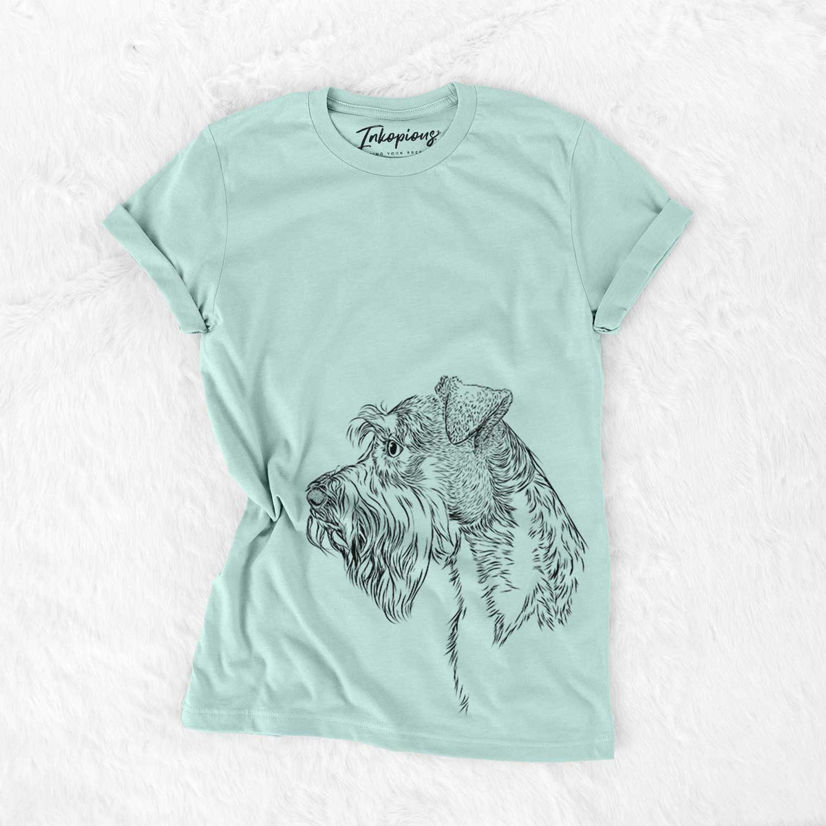 Profile Mini Schnauzer - Bella Canvas Unisex Crewneck