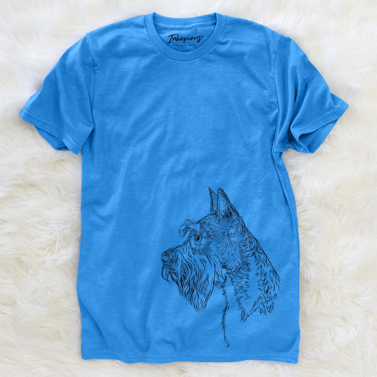 Profile Mini Schnauzer Cropped Ears - Unisex Crewneck