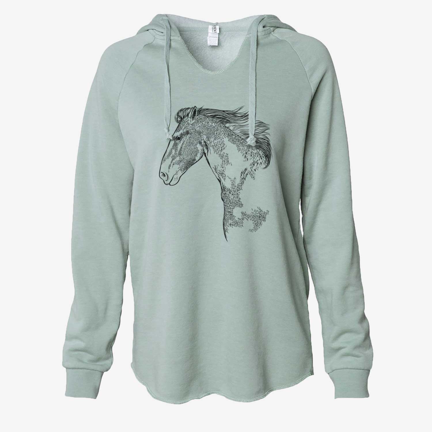 Profile Paint Horse - Cali Wave Hooded Sweatshirt