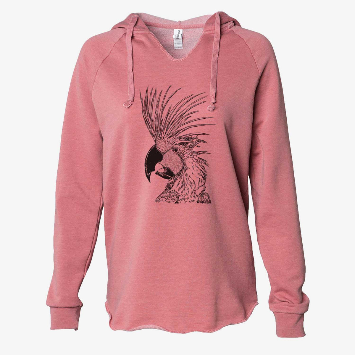 Profile Palm Cockatoo - Cali Wave Hooded Sweatshirt
