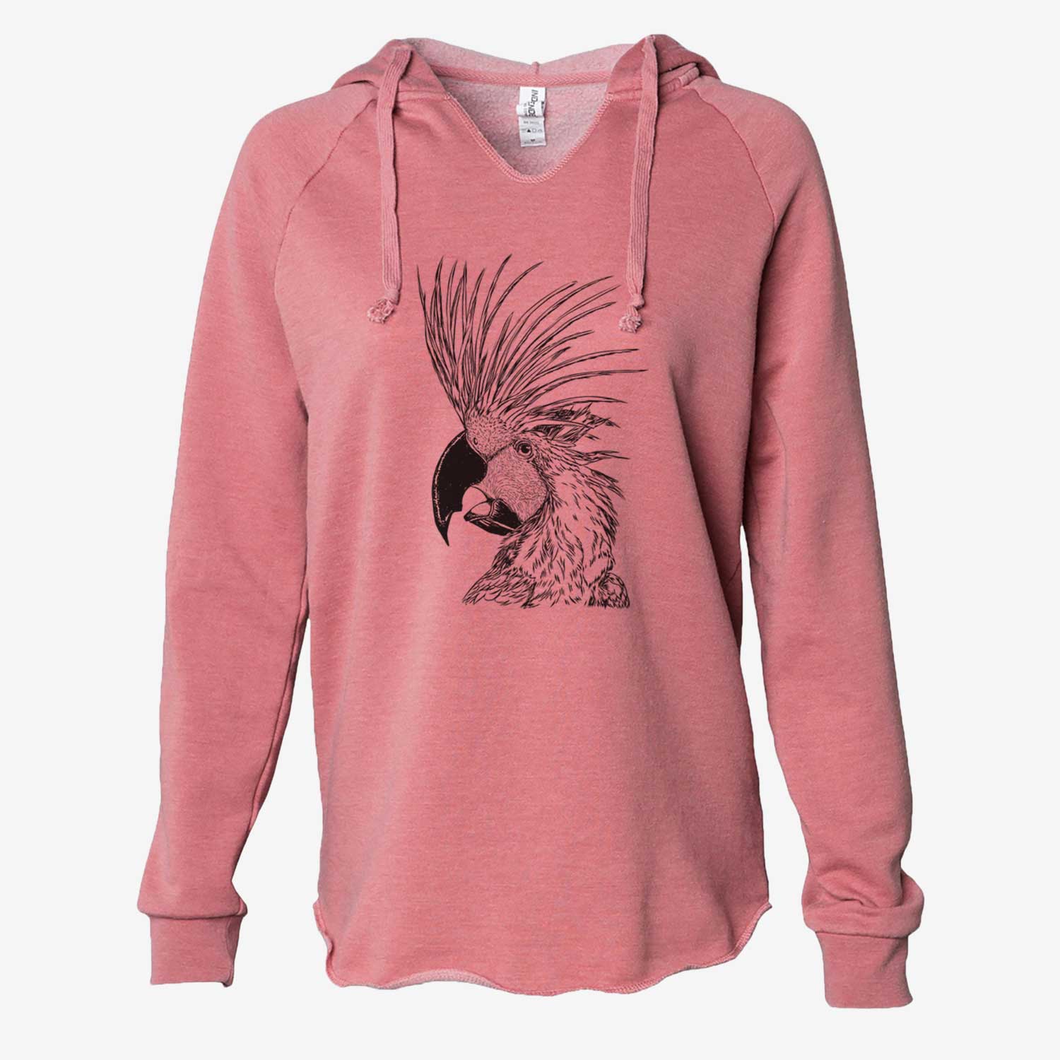 Profile Palm Cockatoo - Cali Wave Hooded Sweatshirt