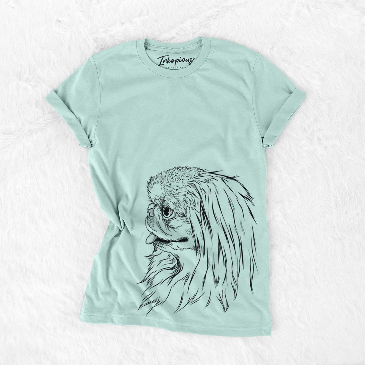 Profile Pekingese - Bella Canvas Unisex Crewneck