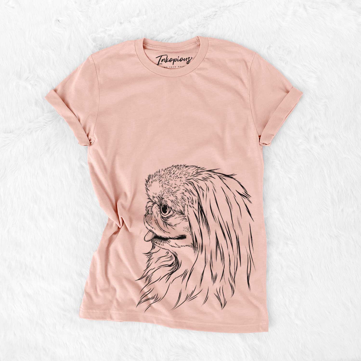 Profile Pekingese - Bella Canvas Unisex Crewneck