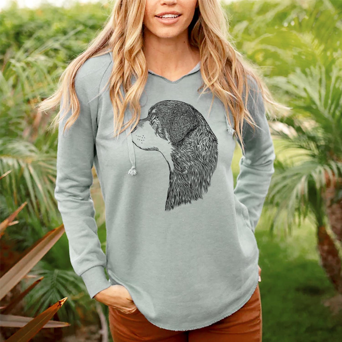 Profile Rottweiler - Cali Wave Hooded Sweatshirt