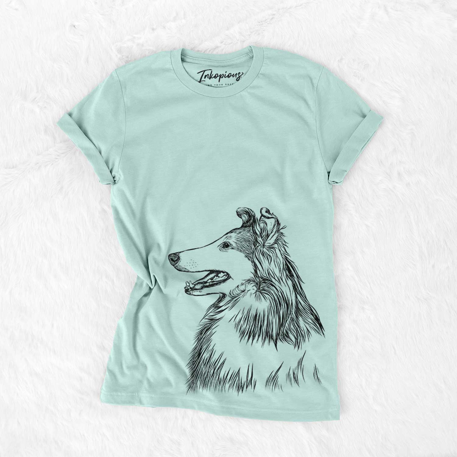 Profile Rough Collie - Bella Canvas Unisex Crewneck