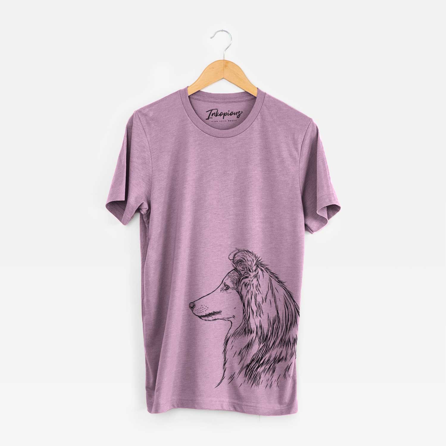 Profile Shetland Sheepdog - Bella Canvas Unisex Crewneck