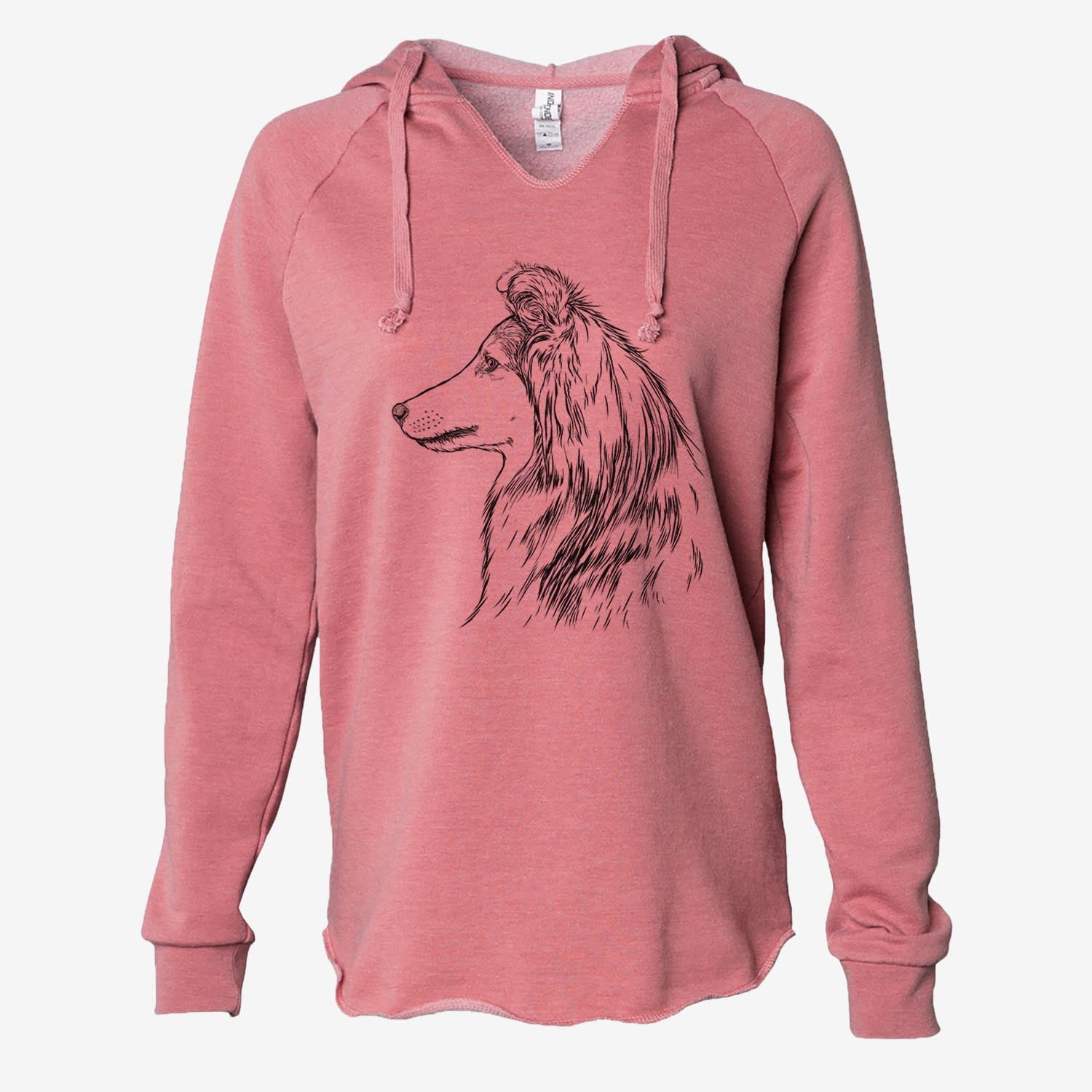 Profile Shetland Sheepdog - Cali Wave Hooded Sweatshirt