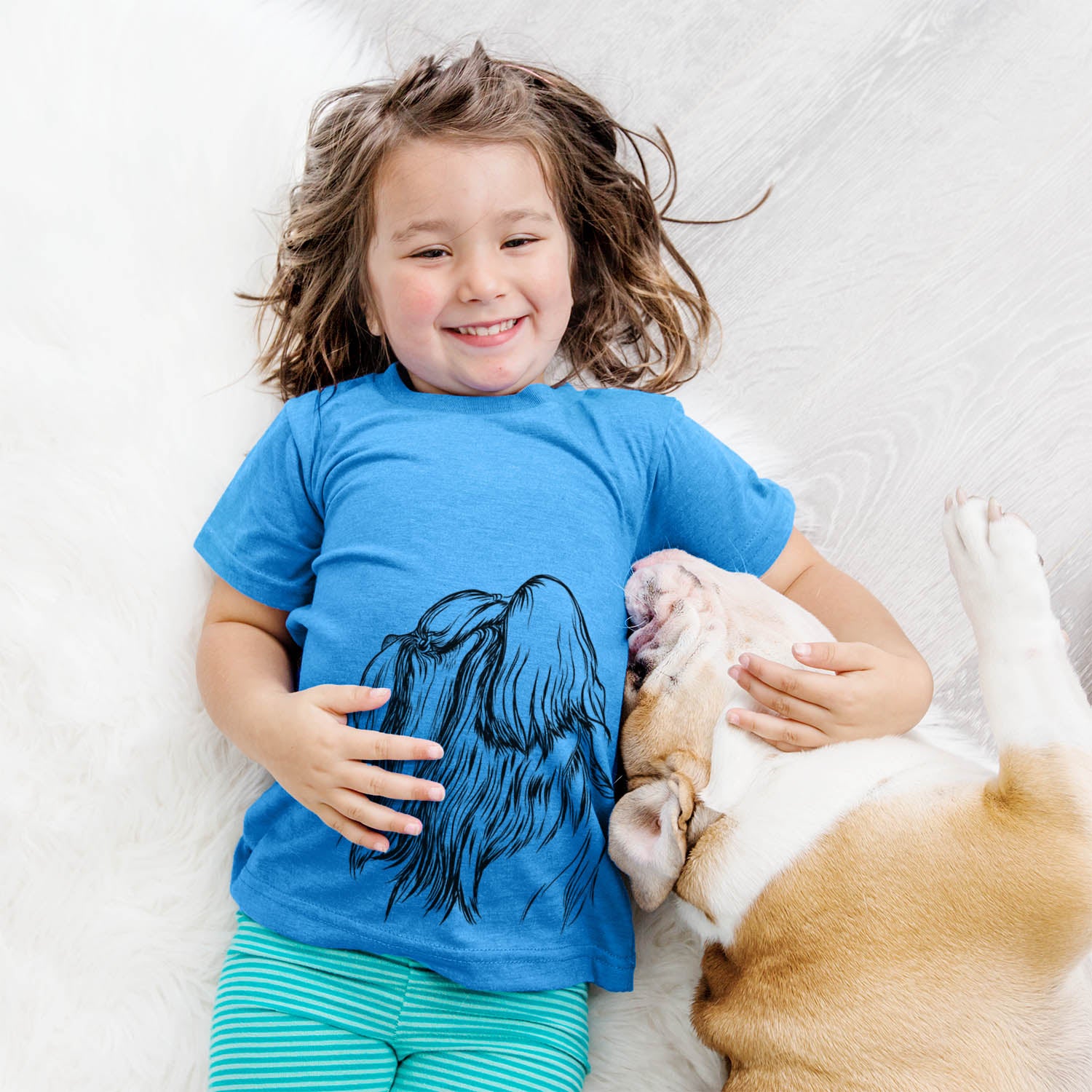 Profile Shih Tzu Long Coat - Kids/Youth/Toddler Shirt