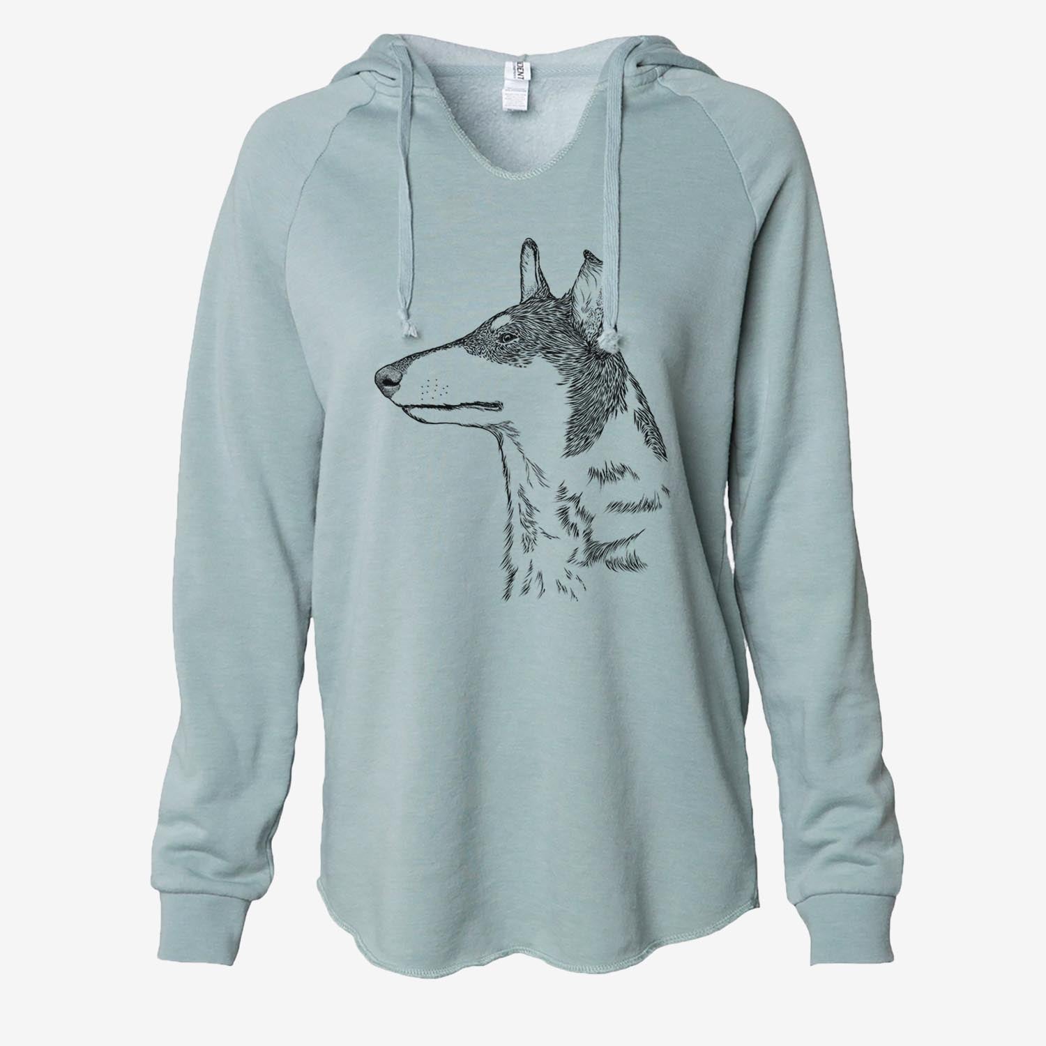 Profile Smooth Collie - Cali Wave Hooded Sweatshirt