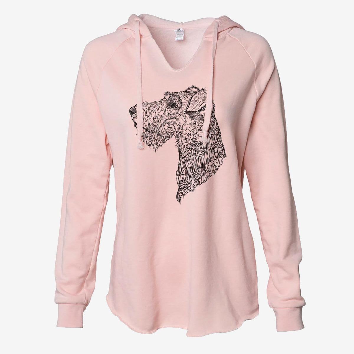 Profile Wire Fox Terrier - Cali Wave Hooded Sweatshirt