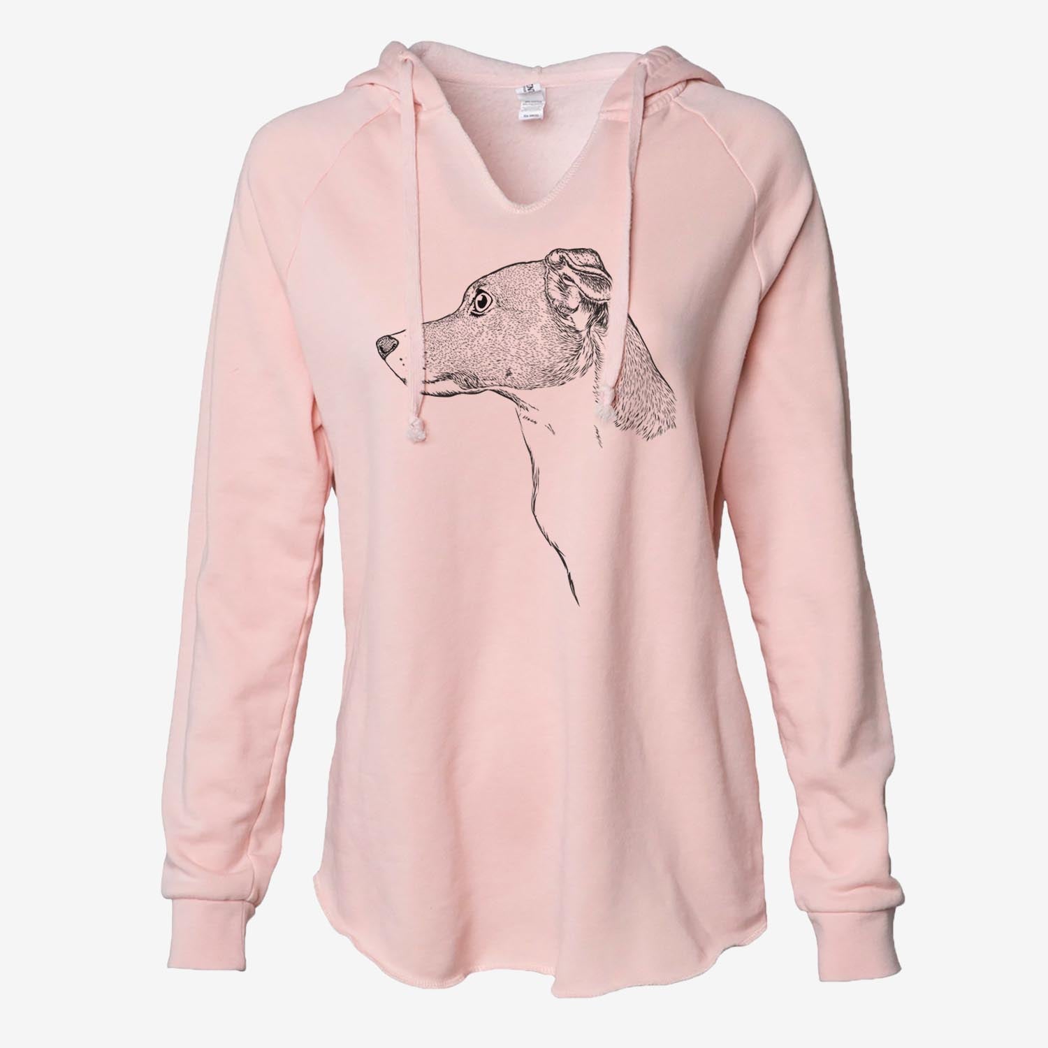 Profile Smooth Coat Jack Russell Terrier - Cali Wave Hooded Sweatshirt