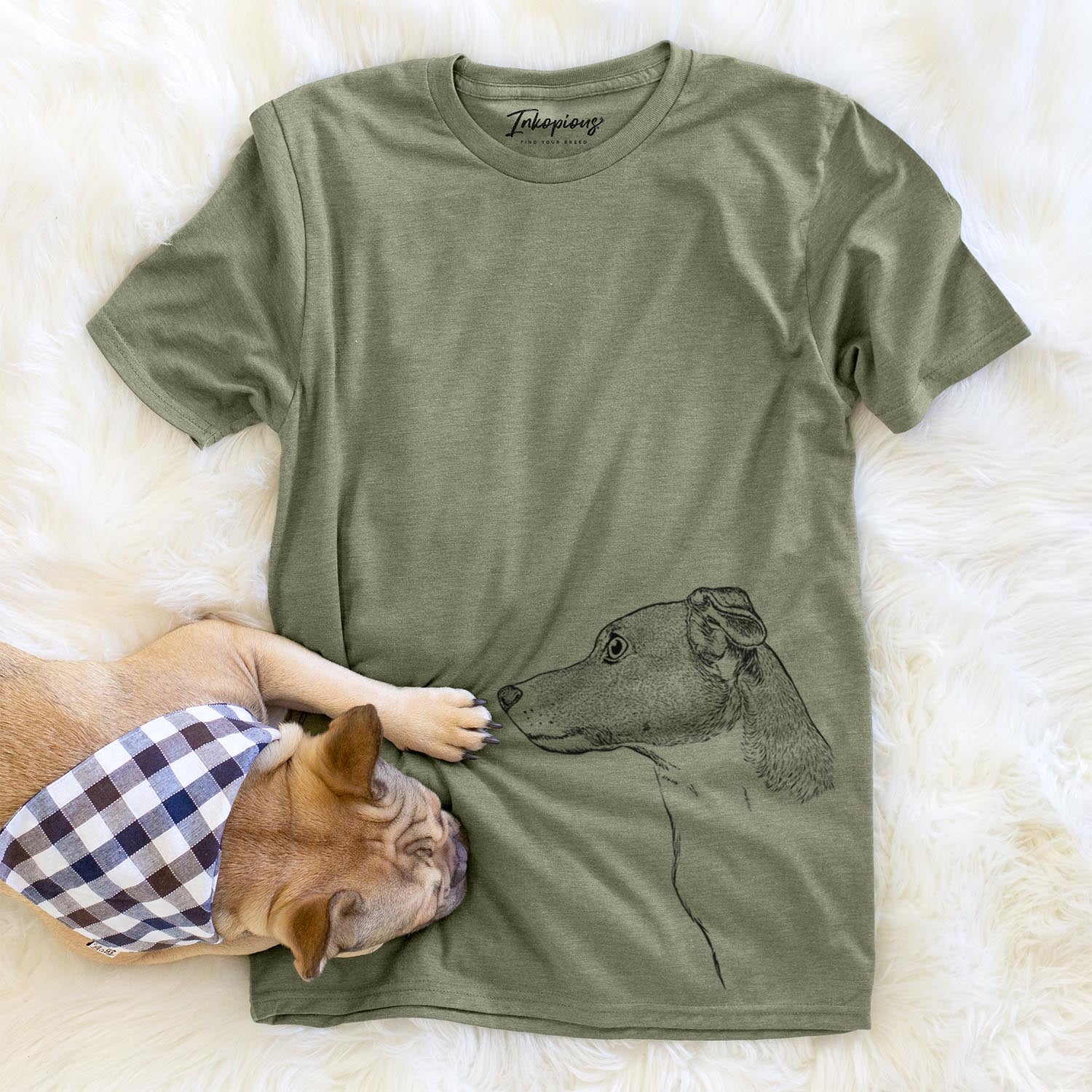 Profile Smooth Coat Jack Russell Terrier - Unisex Crewneck